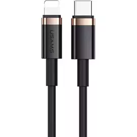 Кабель USAMS US-SJ485 U63 USB Type-C - Lightning 2 м черный