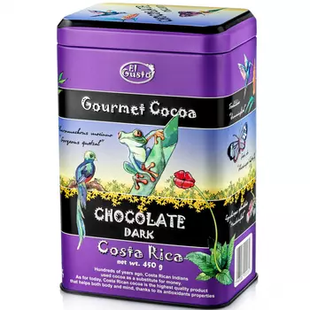 Какао El Gusto Gourmet cocoa chocolate dark, 450 г