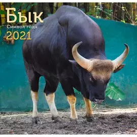 Календарь настенный перекидной Символ года (дизайн 1) на 2021 год