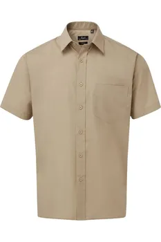 Рубашка Premier Poplin с коротким рукавом, хаки