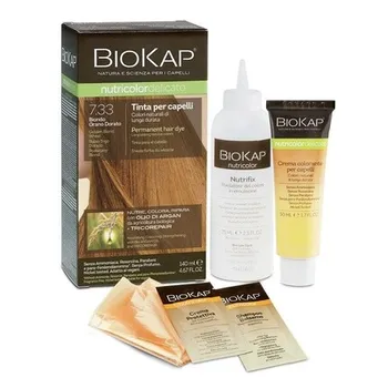 Краска для волос Biokap Nutricolor Sensitive оттенок 7.33 Золотой блондин — 1 упаковка, Bios Line Spa