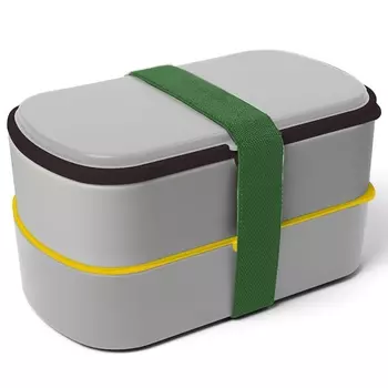 Ланч-бокс с приборами 1 л Smart Solutions Food Time серый