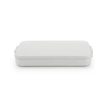 Ланчбокс плоский 1,1 л Brabantia Make & Take светло-серый