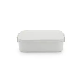 Ланчбокс средний 1,1 л Brabantia Make & Take светло-серый