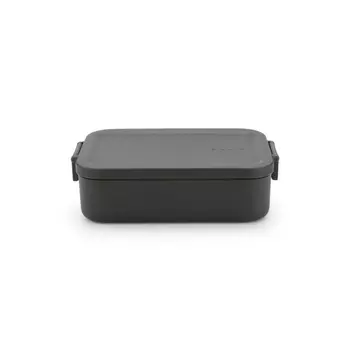 Ланчбокс средний 1,1 л Brabantia Make & Take тёмно-серый
