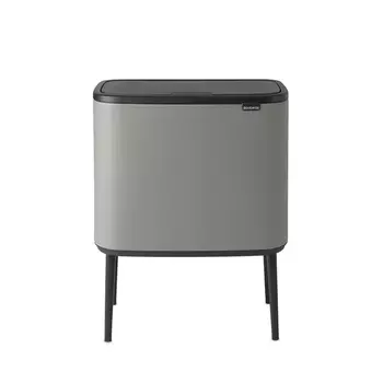 Мусорный бак 11 + 23 л Brabantia Bo Touch Bin минерально-серый