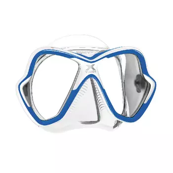 Маска Для Плавания Mares X-Vision, Для Взрослых - Ц.обт.прозрачный, Ц.р.бело-Желтый