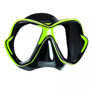 Маска Для Плавания Mares X-Vision, Для Взрослых, Обт. Силиконовая Резина - Ц.об.черный, Ц.р.чёрно-Белый