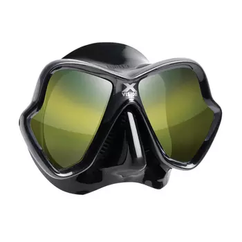 Маска Для Плавания Mares X-Vision Ultra Ls, Для Взрослых - Ц.об.черный, Ц.р.черный, Зеркальные Стекла