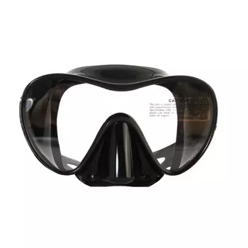 Маска Marlin Frameless Duo Black +Просветленным Стеклом, Черная