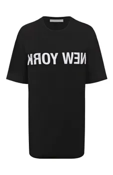 Хлопковая футболка Helmut Lang