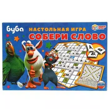 Игра самосборная собери слово Буба Умные игры 295х195мм