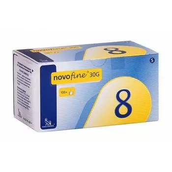 Игла для шприц-ручки 30G Novofine/Новофайн 0,3х8мм 100шт