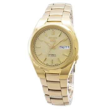 Seiko 5 Автоматические 21 камень SNK610 SNK610K1 SNK610K Мужские часы золотой