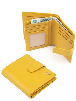 Кошелек Fabretti женский цвет желтый, артикул Q04N-7