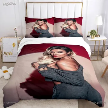Сексуальный Karol G Singer All Season Duvet Cover Одеяло Постельное белье Мягкий пододеяльник и наволочки Подростки SingleDoubleQueenKing US King 264x228cm