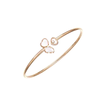 Браслет Chopard Happy Hearts Wings - Браслет, розовое золото, бриллиант, перламутр