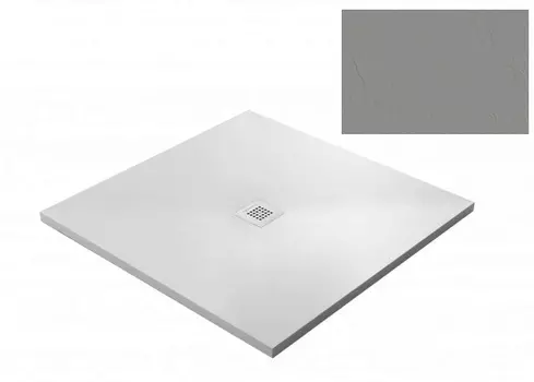 Поддон для душа Acquabella BASE_SLATE_90_CUADR_CEMENTO_90x90