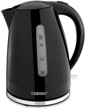 Чайник электрический Zelmer ZCK7617B 1.7л. 2.2 кВт, пластик, черный (71504668P)
