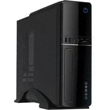 Корпус PowerCool S0507, FlexATX, Slim-Desktop, черный, 300Вт (S0507-2-300W)