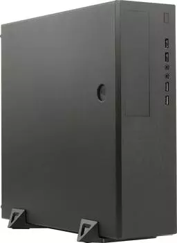 Корпус Powerman EL555, mATX, Slim-Desktop, 2xUSB 3.0, черный, 300 Вт (6141876)