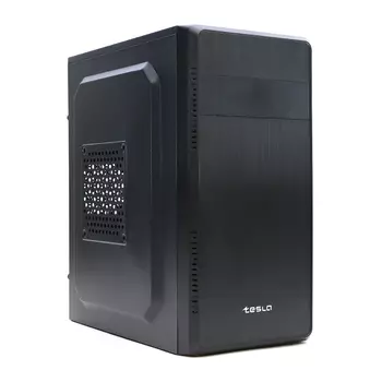 Корпус TESLA 1703BM, mATX, Mini-Tower, черный, 450 Вт (TSL-1703-450W-BM)