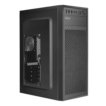 Корпус Ginzzu A400, ATX, Midi-Tower, черный, без БП (A400)