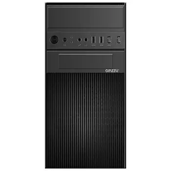 Корпус Ginzzu D 190, mATX, Mini-Tower, черный, без БП (D 190)