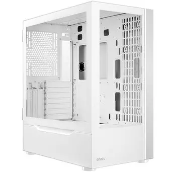 Корпус Ginzzu GL760, EATX, Midi-Tower, USB 3.0, белый, без БП