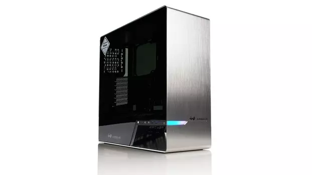 Корпус INWIN CF11 (905), ATX, Midi-Tower, 2xUSB 3.0, USB Type-C, серебристый, Без БП (IW-905-SILADD)