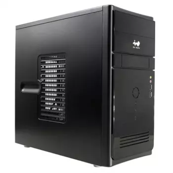 Корпус INWIN ENR021, mATX, Mini-Tower, 2xUSB 3.0, черный, 600 Вт (6197045)