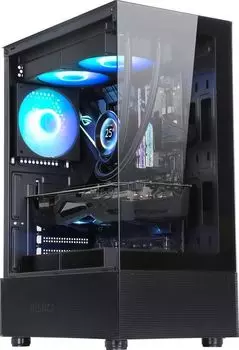 Корпус Formula V Crystal Z1, ATX, Midi-Tower, USB 3.0, RGB подсветка, черный, без БП (CRYSTAL Z1 Black)