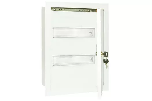 Корпус металлический 405мм x 320мм x 120мм, IP31, замок с ключом, серый, TDM ЩРВ-24 (SQ0905-0005)