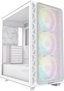 Корпус MONTECH AIR 903 MAX, ATX, Full-Tower, 2xUSB 3.0, USB Type-C, RGB подсветка, белый, без БП (AIR 903 MAX WH)