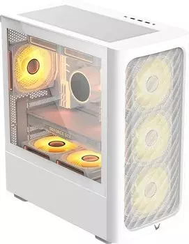 Корпус Formula V Air Mesh G3, mATX, Midi-Tower, USB 3.0, белый, без БП (AIR MESH G3 WH)