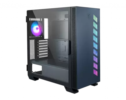 Корпус MSI MAG VAMPIRIC 300R PACIFIC BLUE, EATX, Midi-Tower, 2xUSB 3.2, USB Type-C, RGB подсветка, синий, без БП