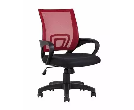 Кресло офисное TopChairs Simple красное