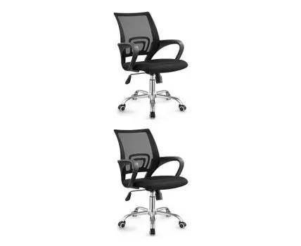 Кресло офисное TopChairs Simple New черный 2 шт