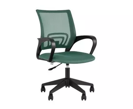 Кресло офисное TopChairs ST-Basic сетка/ткань зеленый