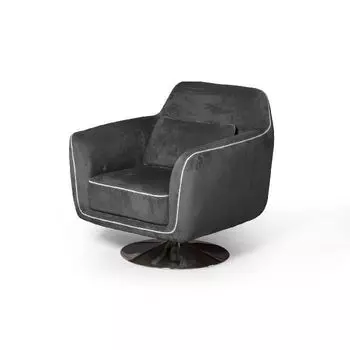 Кресло Marco, искусственная замша Breeze gray