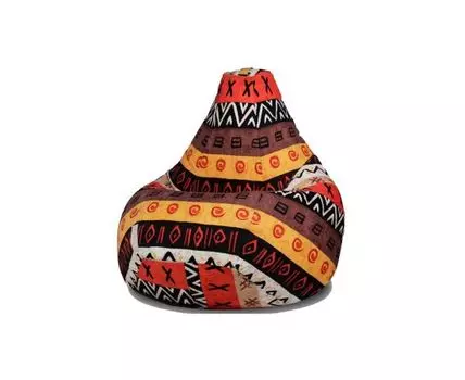 Кресло Мешок Африка, Жаккард (мультиколор)
