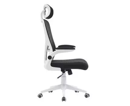 Кресло офисное TopChairs Airone белый с черной сеткой