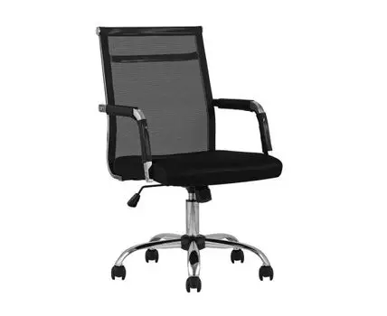 Кресло офисное TopChairs Clerk черное