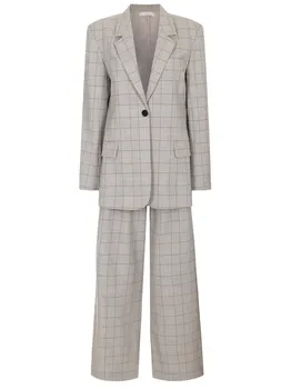 Костюм брючный в клетку