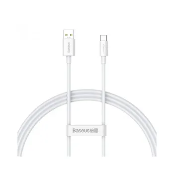 Кабель Baseus Superior Series (SUPERVOOC) Fast USB to Type-C (65W, 1м) (CAYS000902) Белый