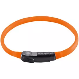 Шнурок светящийся на шею для собак Hunter Led Yukon оранжевый 20 – 70 см (1 шт)