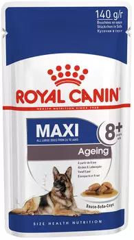 Royal Canin Maxi Ageing 8+ для пожилых собак крупных пород старше 8 лет в соусе (140 гр х 10 шт)