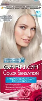 Крем-краска для волос Garnier Color Sensation 901 Серебристый Блонд
