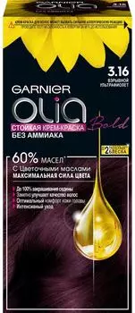 Крем-краска для волос Garnier Olia 3.16 Взрывной ультрафиолет