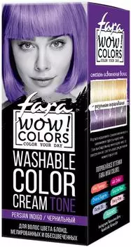 Крем для волос Fara Wow Colors оттеночный Тон Persian Indigo 80мл